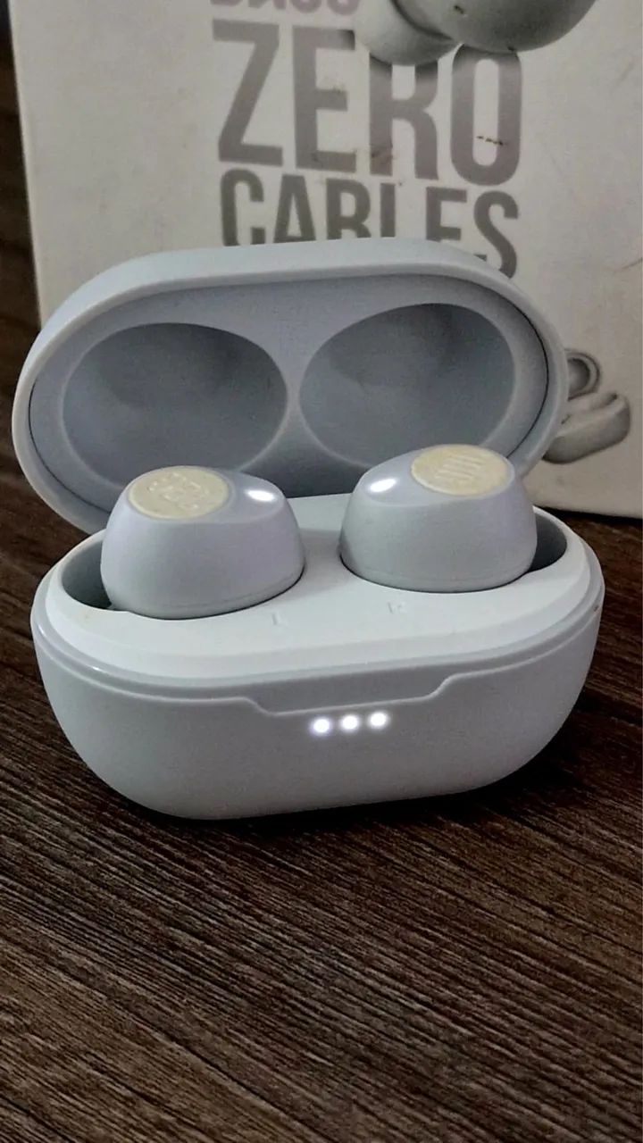 Fone De Ouvido JBL Tune 115tws Bluetooth Microfone Branco - Foto 5