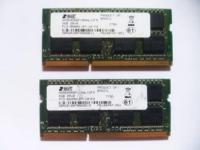 Memória 2gb DDR3 Smart Notebook (Entrega Grátis-Produto OEM)