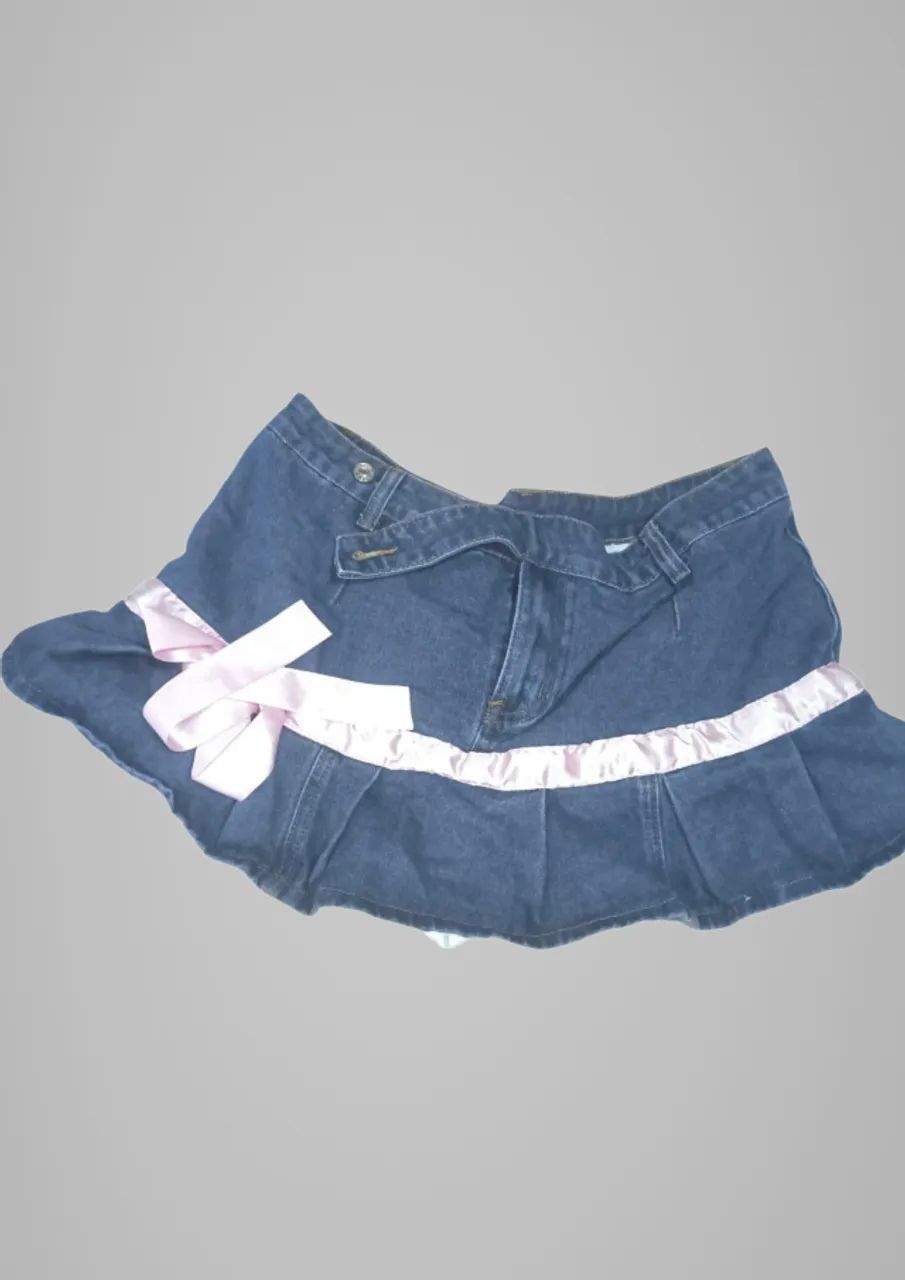 Saia Jean com laço  - Foto 2
