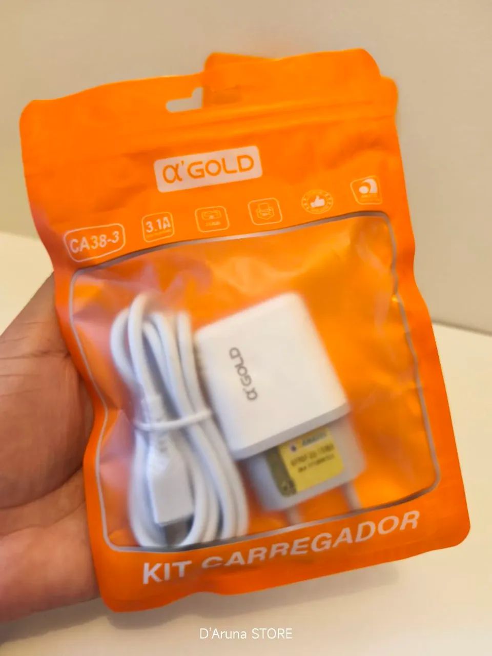 Kit carregador tipo C 