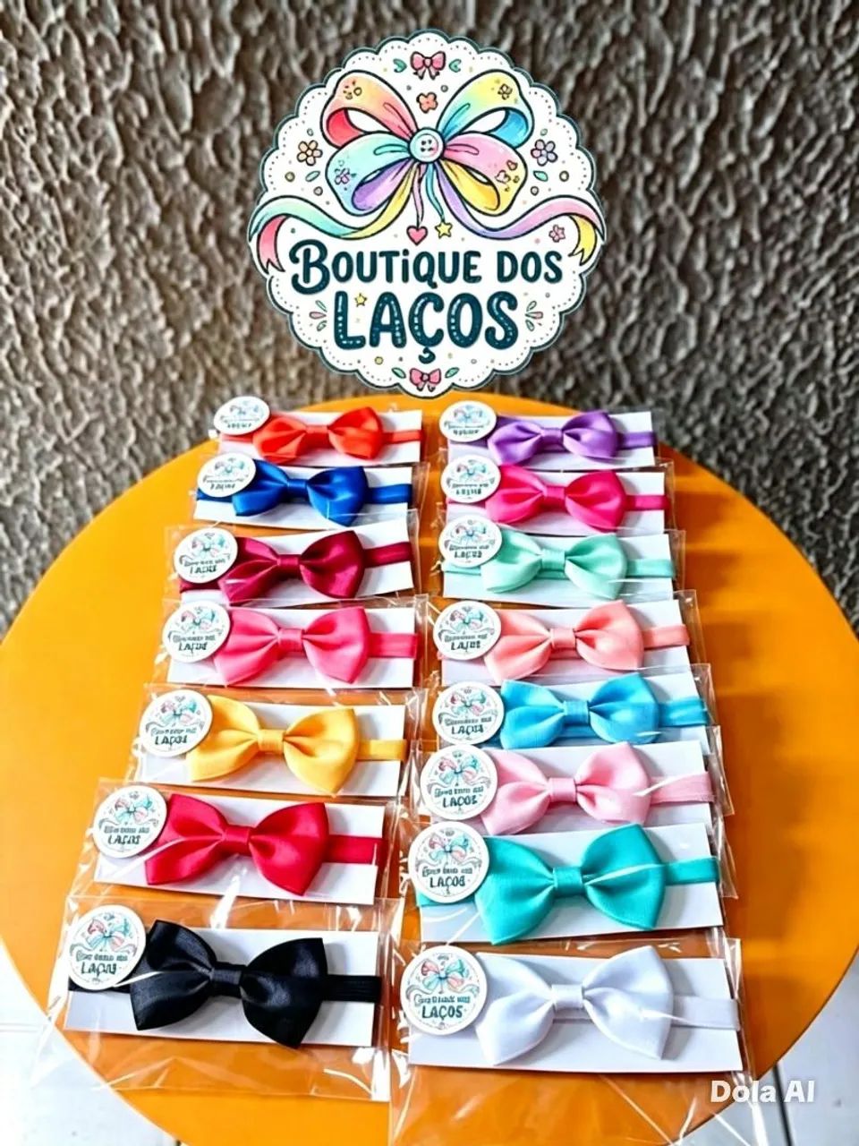 Laços de cabelo para bebês 