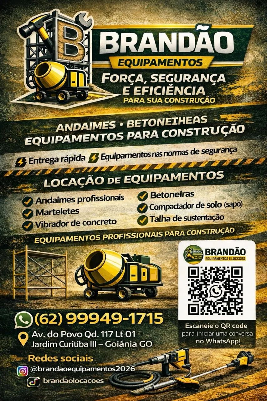 Aluguel de Equipamentos para construção 