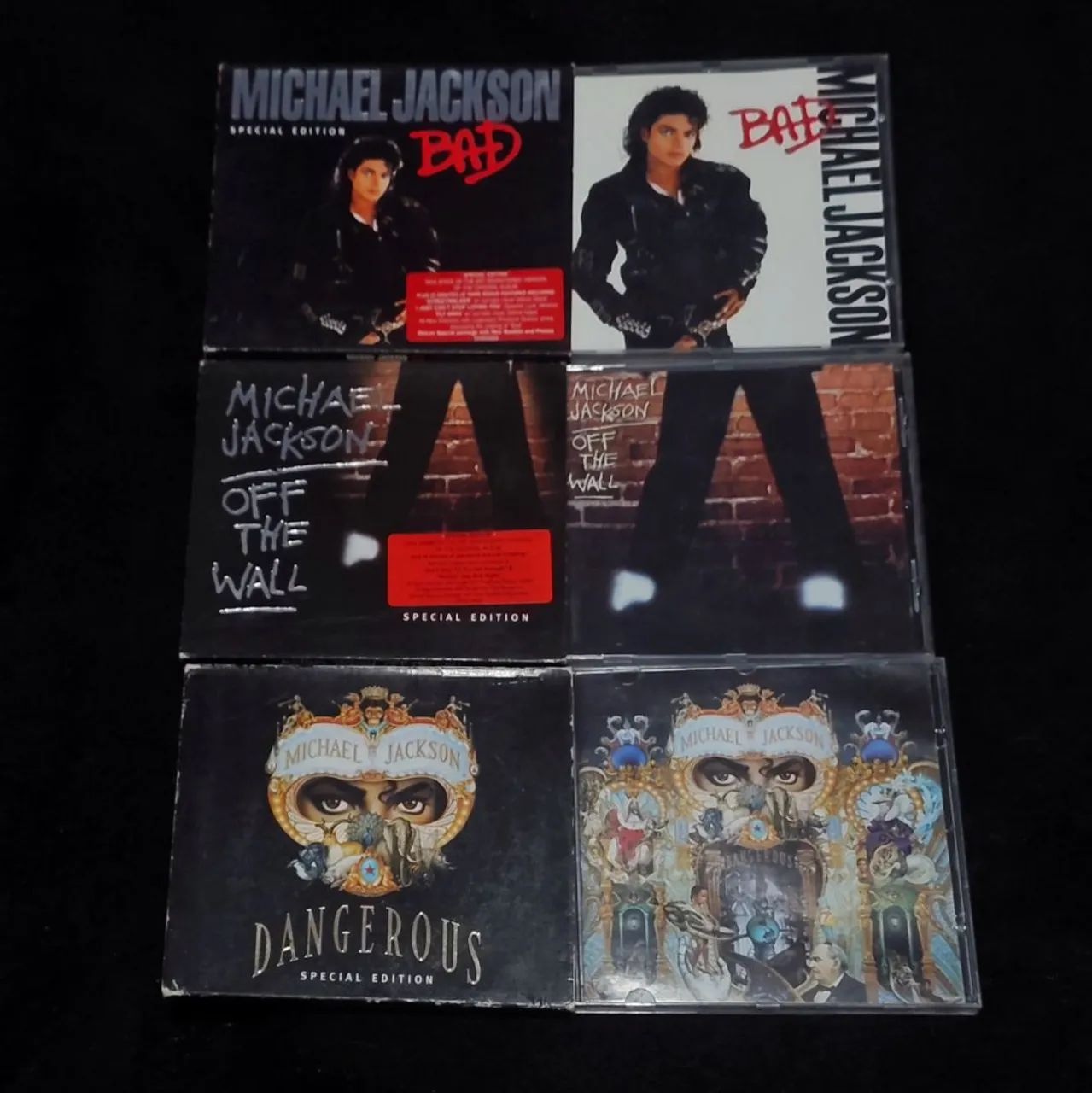CDS MICHAEL JACKSON BAD OFF THE WALL DANGEROUS ED LIMITADA - CDs