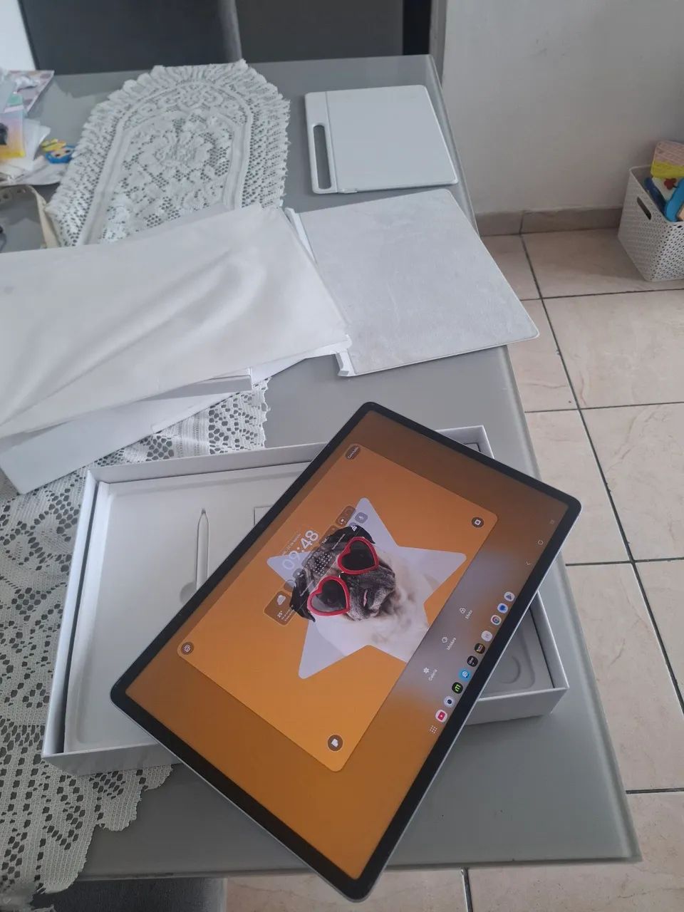 Samsung tablet S10 FE+ 13.1 polegadas 