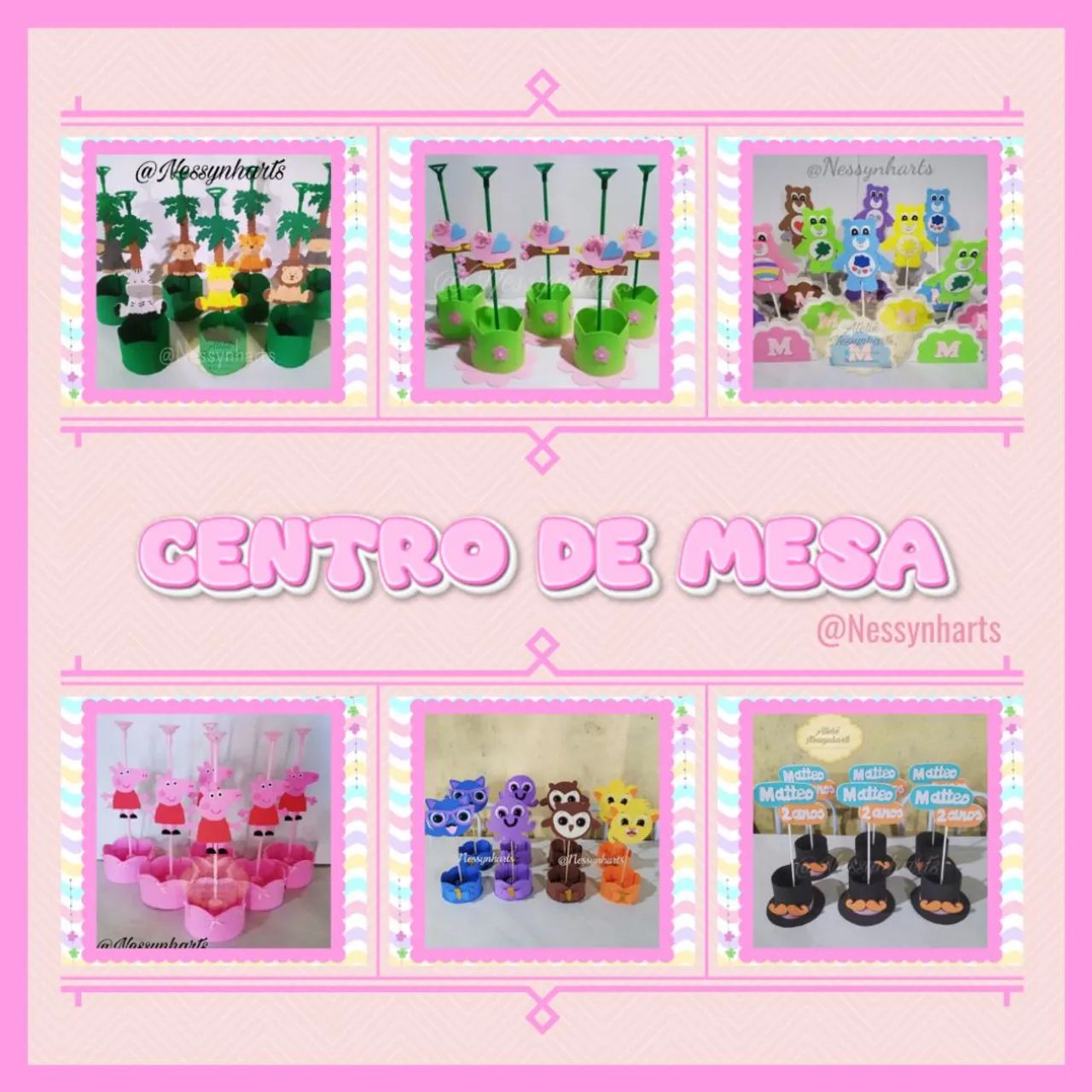 Centro de mesa em Eva - Qualquer tema