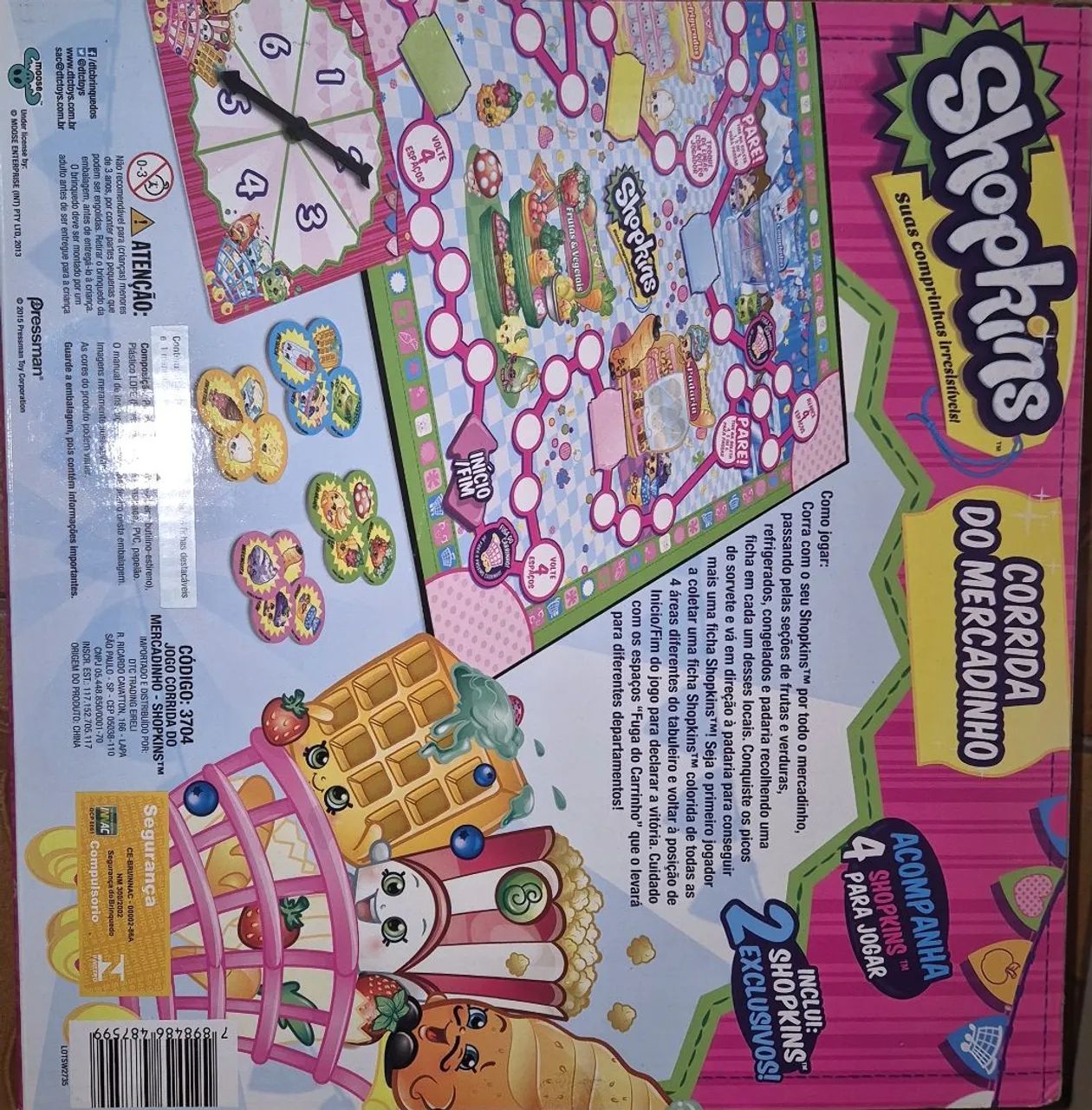 Shopkins corrida do mercadinho com bonecos - Foto 3