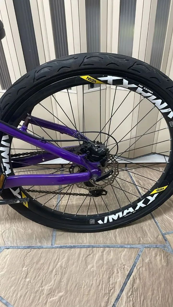 Bicicleta Gios BR aro 26 de alumínio roxa - Foto 5