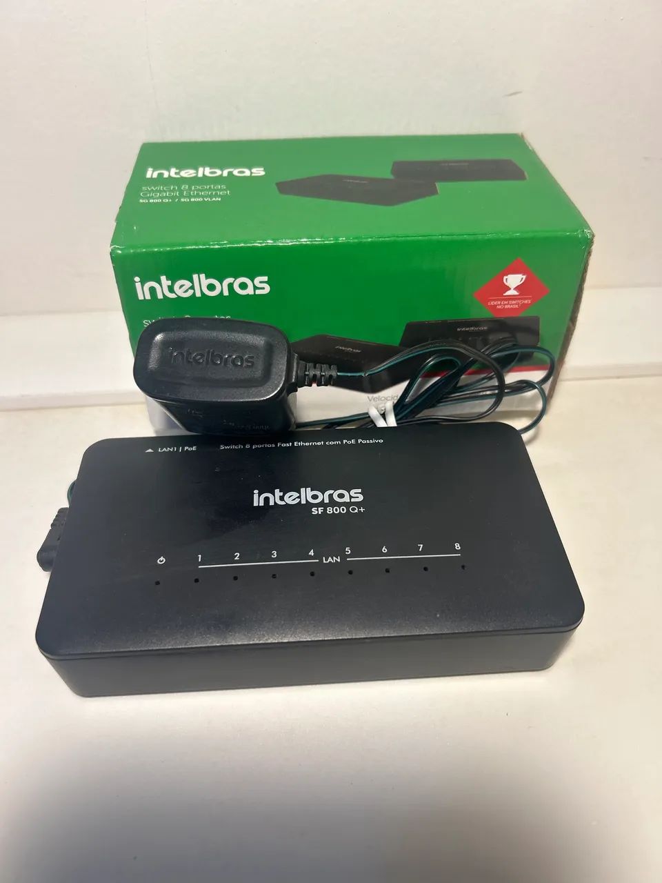 Switch 8 saídas INTELBRAS SF800Q+ 100/100Mbps - Foto 2