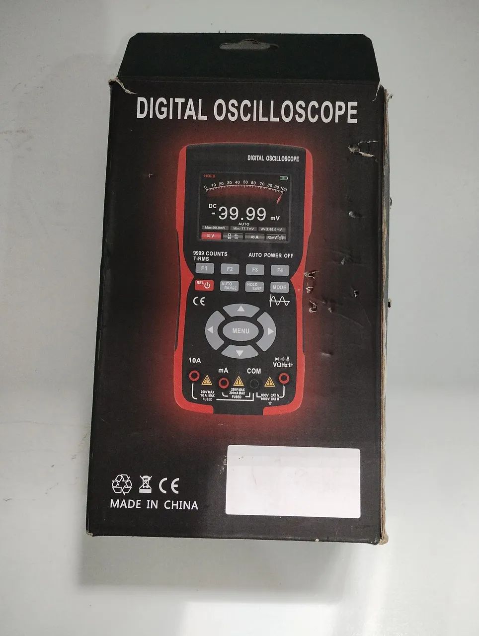 Multímetro Digital e Osciloscópio 