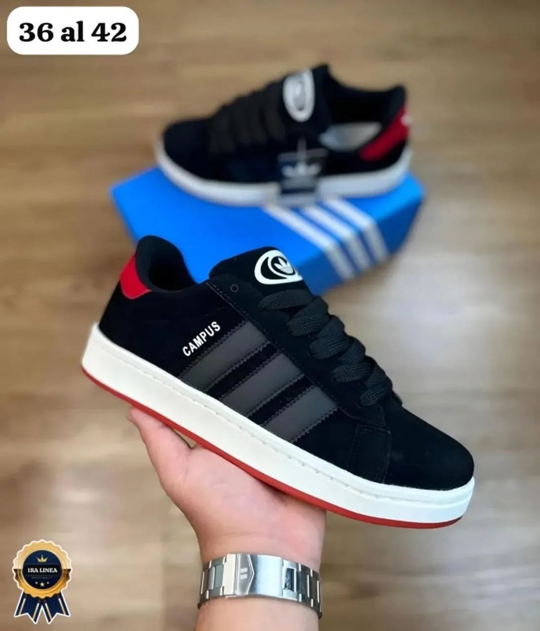 ADIDAS CAMPUS PRIMEIRA LINHA ATACADO - Foto 4