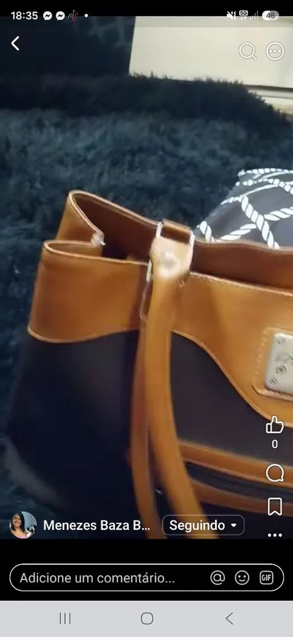 Bolsa caramelo  luxo  - Foto 4