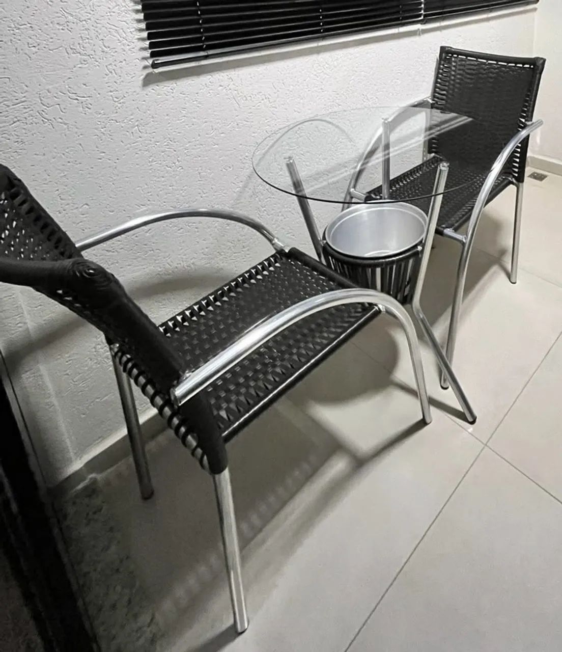 Mesa para área externa com 2 cadeiras