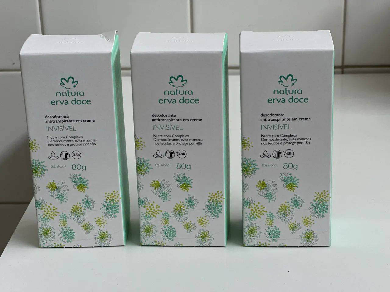Kit  desodorante em creme erva doce - Foto 5