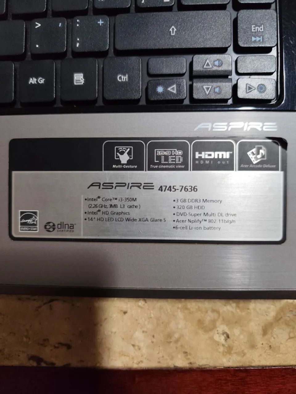 Notebook Acer Aspire 4745-7636 - Foto 3