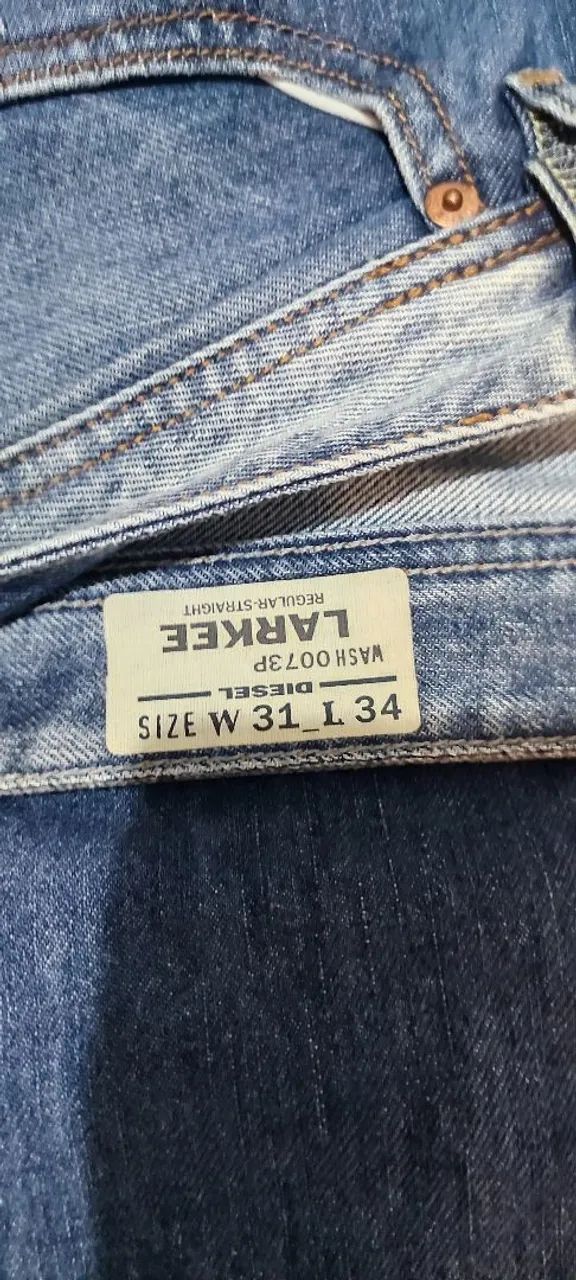CALÇA JEANS MASCULINA DIESEL NOVA ORIGINAL  - Foto 3