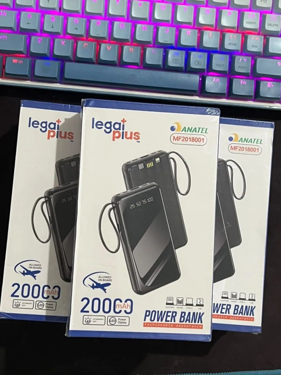 POWER BANK 20000 MAH TURBO ANDROID IPHONE - Foto 2