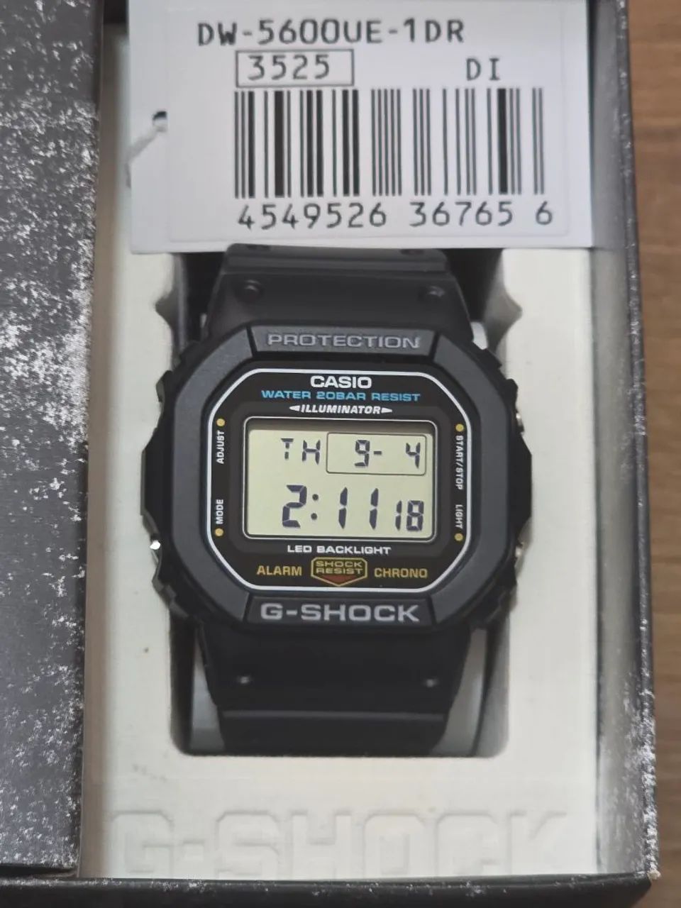 Relógio Casio G-Shock Digital Dw-5600 Masculino - Acessórios