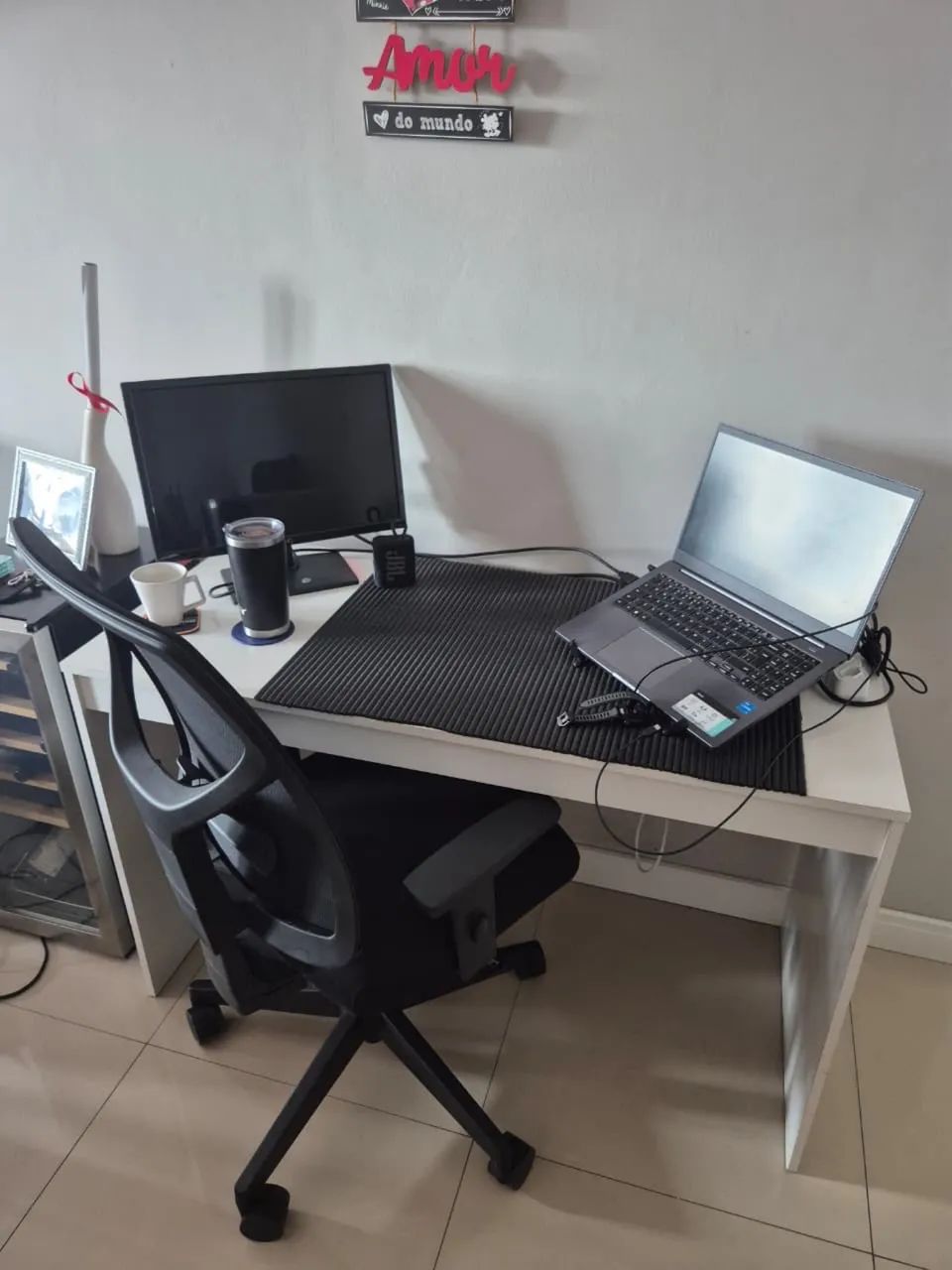 Mesa de estudo - branca. - Foto 2