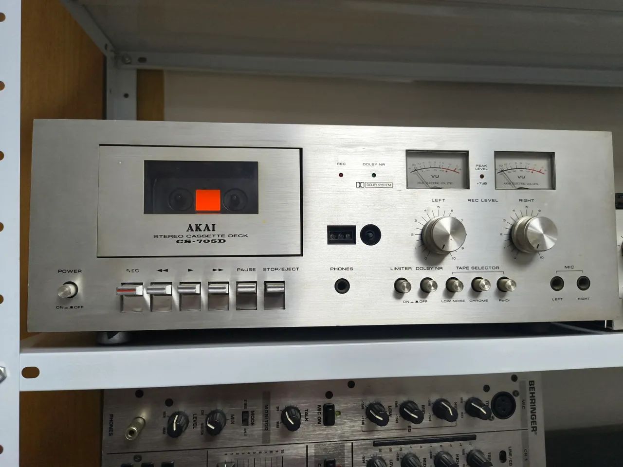 Tape Deck Stereo Akai CS-705D Vintage - Conservado e Funcionando - Foto 2