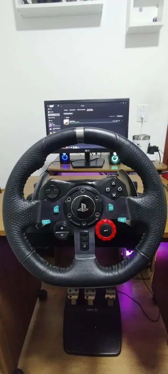 Volante Logitech G29 Completo + Câmbio e Pedais - Foto 3