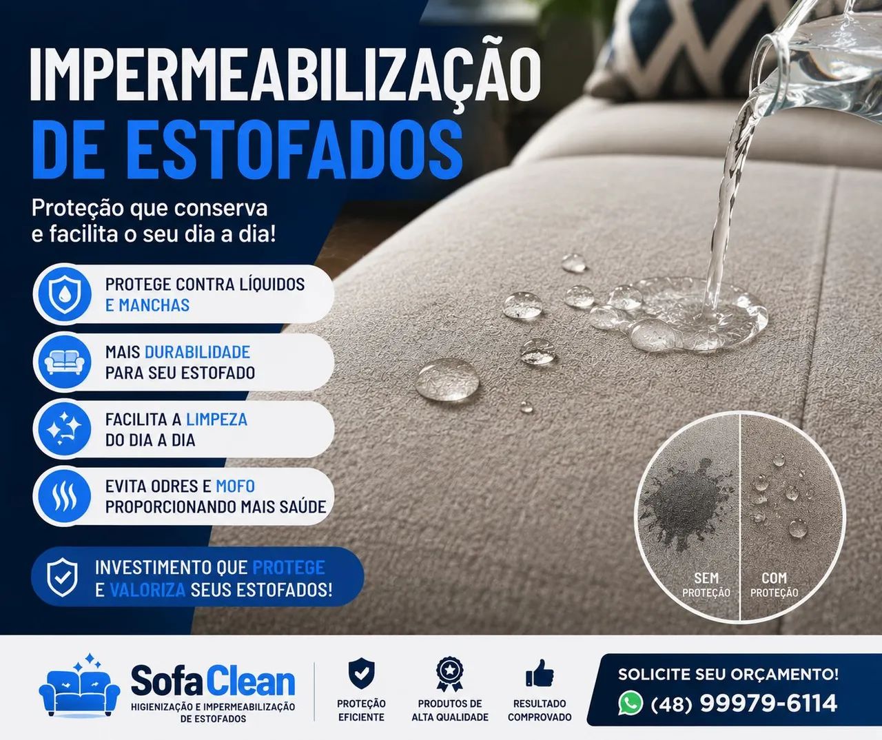 Impermeabilização de Sofás e Estofados | Grande Florianópolis ?