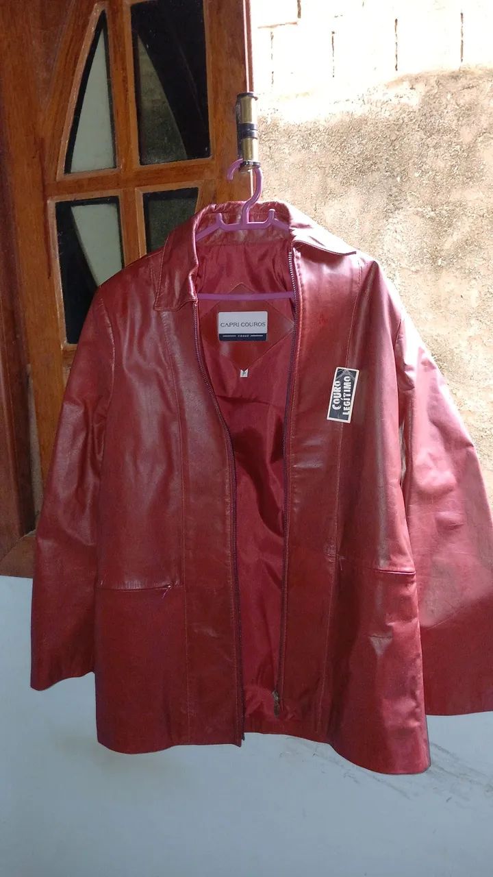 JAQUETA CAPRI COURO VOGUE 