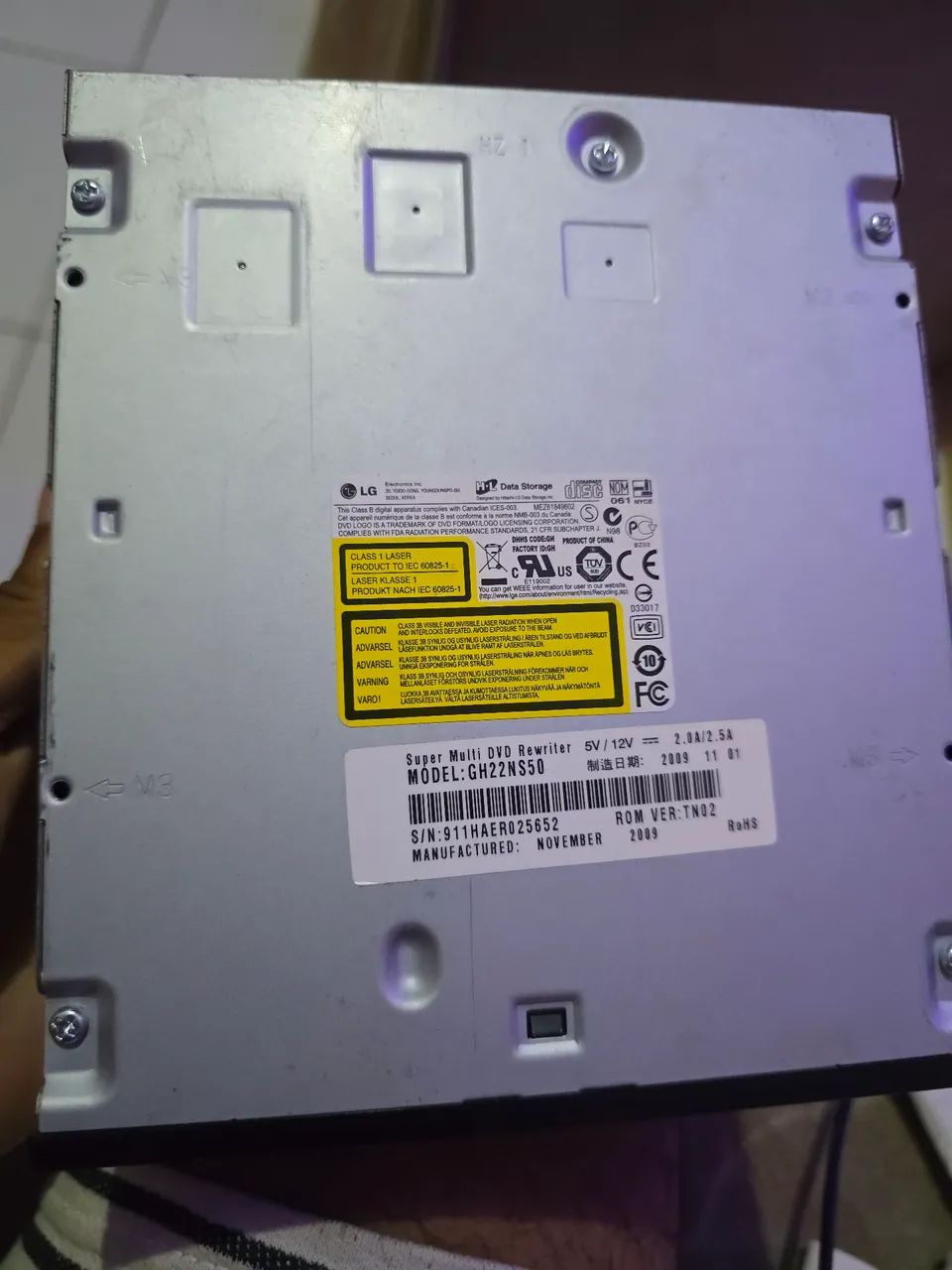 Gravador e Leitor de CD/DVD LG SATA - PC - Foto 3