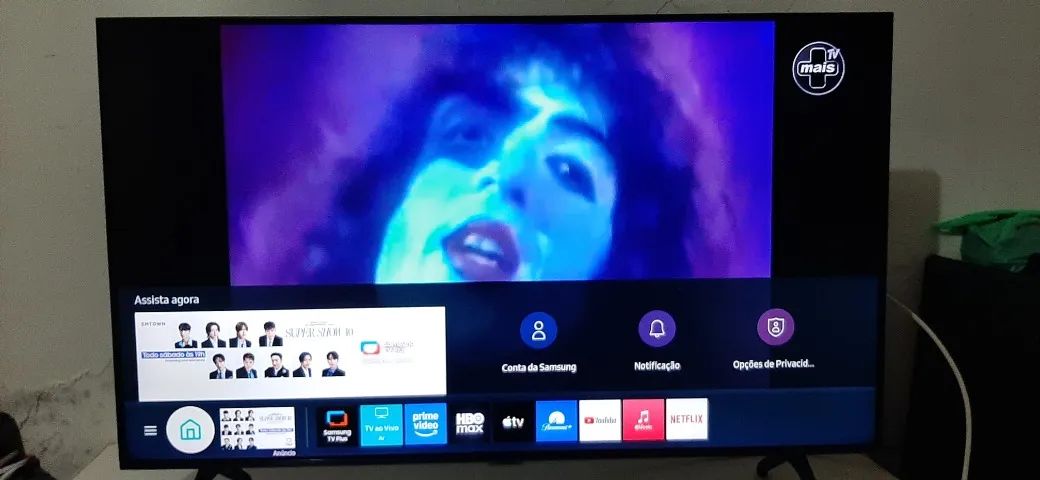 smart tv samsung cristal 4k de 43pol. completa e funcionando perfeita  - Foto 4