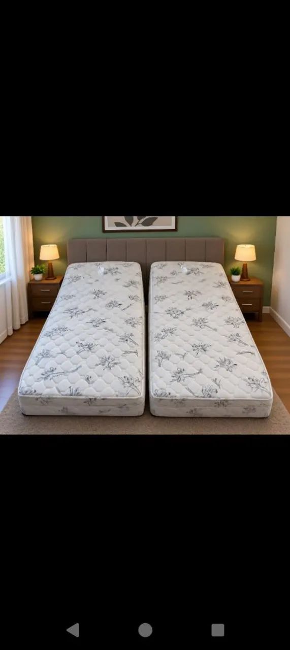 CAMA COM COLCHÃO QUEEN - Foto 4
