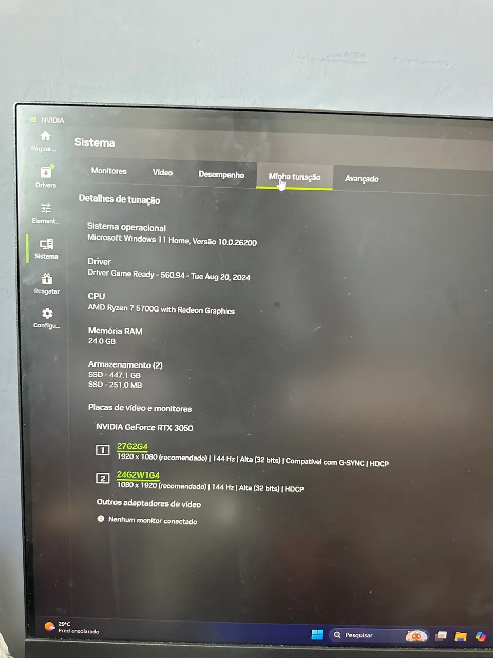 PC GAMER RYZEN 7 / 3050 8GB - Foto 3