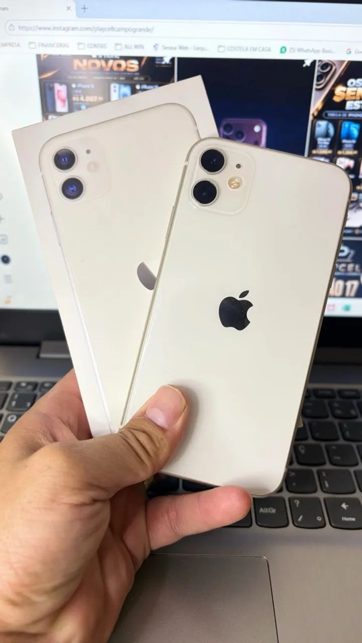 iPhone 11 64GB - bateria 72% nunca aberto !!