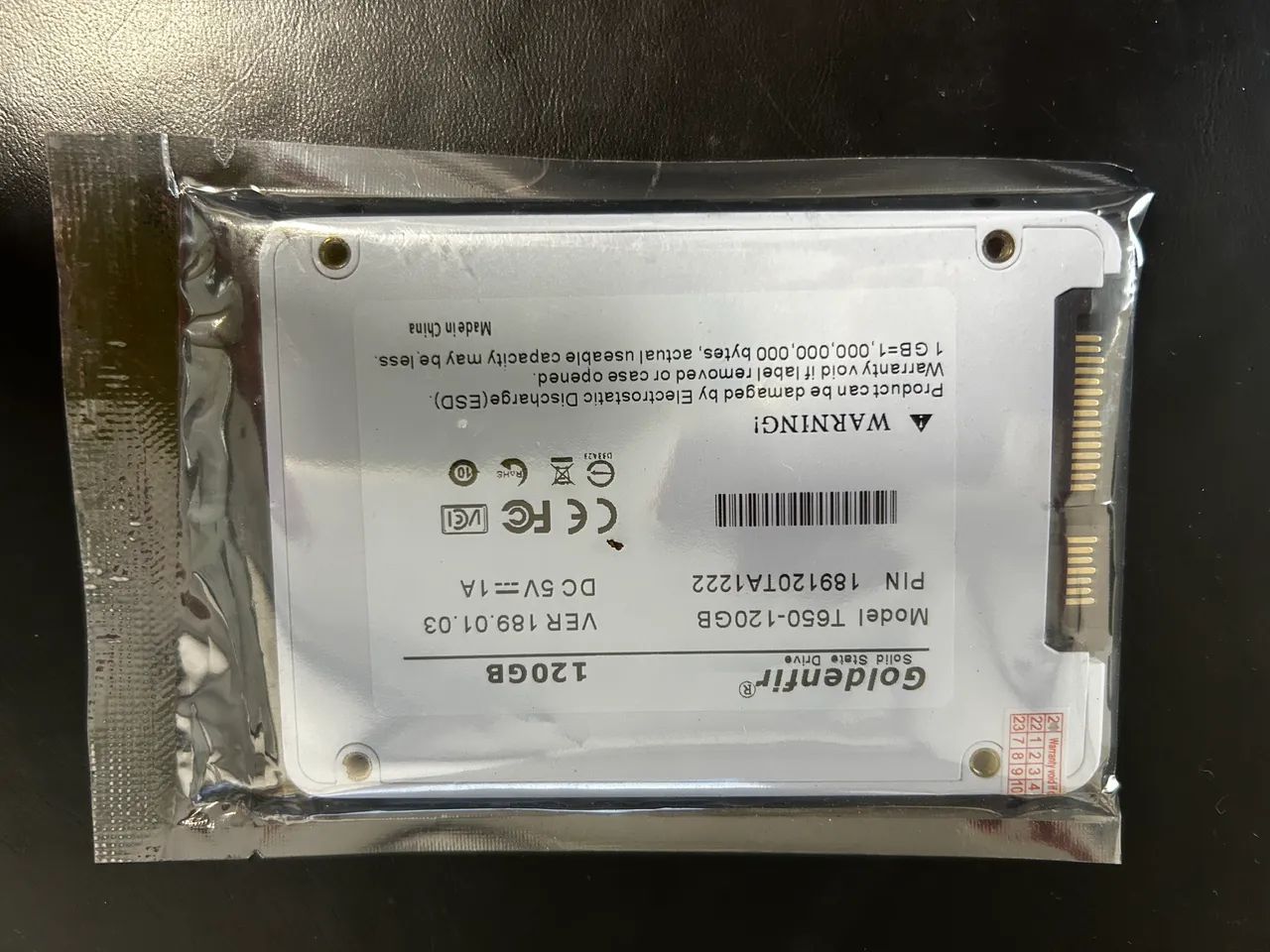 SSD Goldenfir 120GB NOVO LACRADO  - Foto 5
