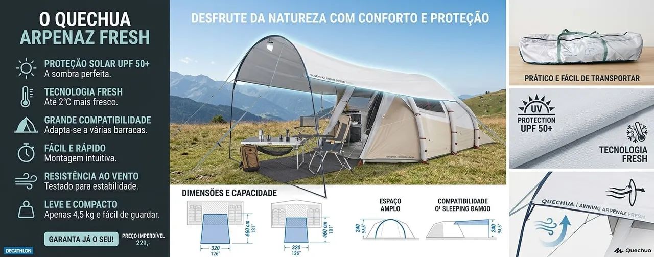 Toldo Quechua Fresh