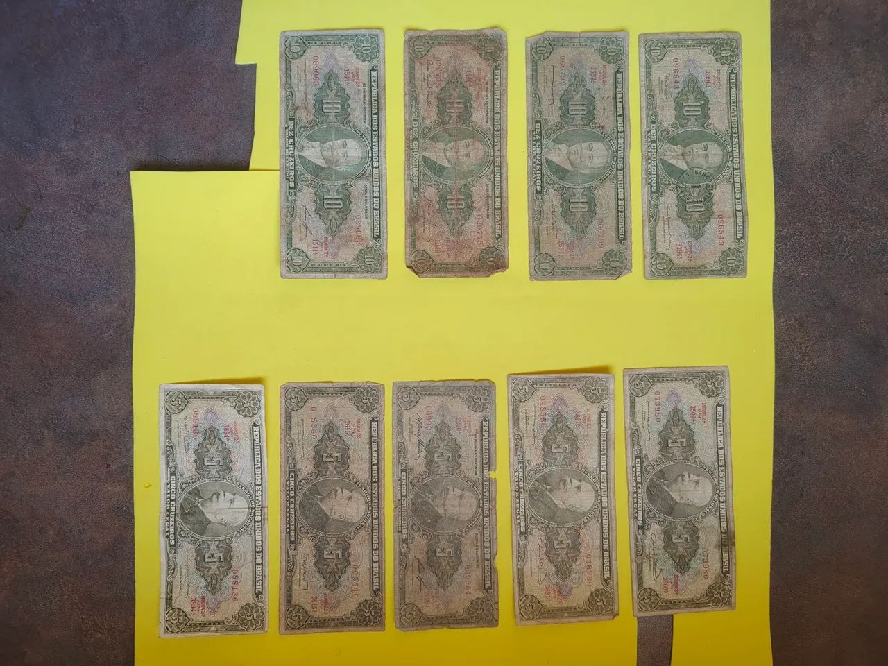 Cédula Antigas notas 