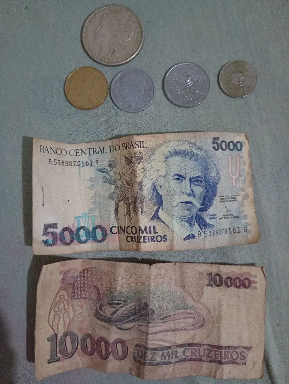 Moedas e notas antigas  - Foto 4