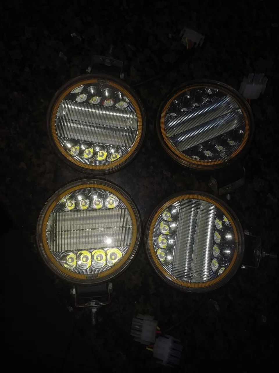 Farol de milha com seta - Foto 3