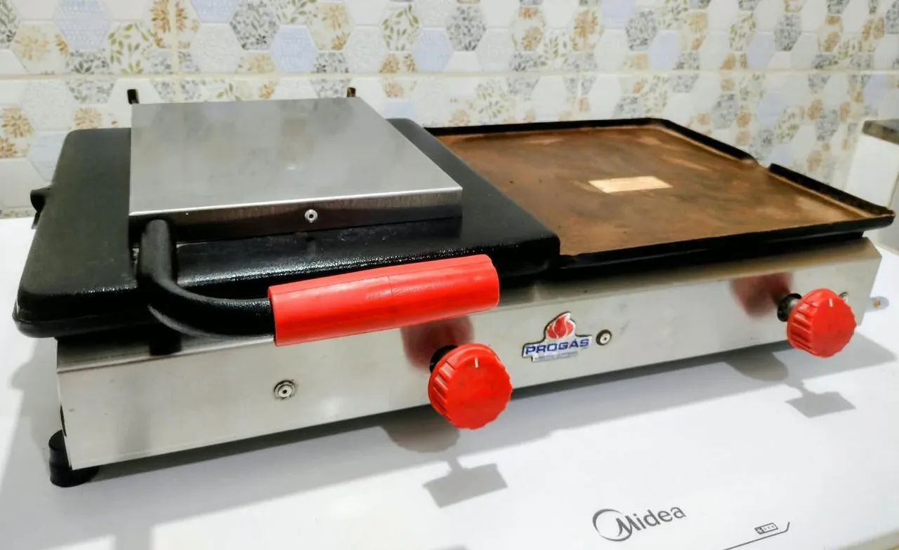 Chapa pra lanches nova movida a  gaz  - Foto 5