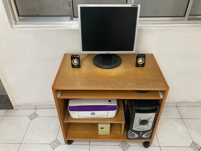 Rack com computador e impressora - Foto 2