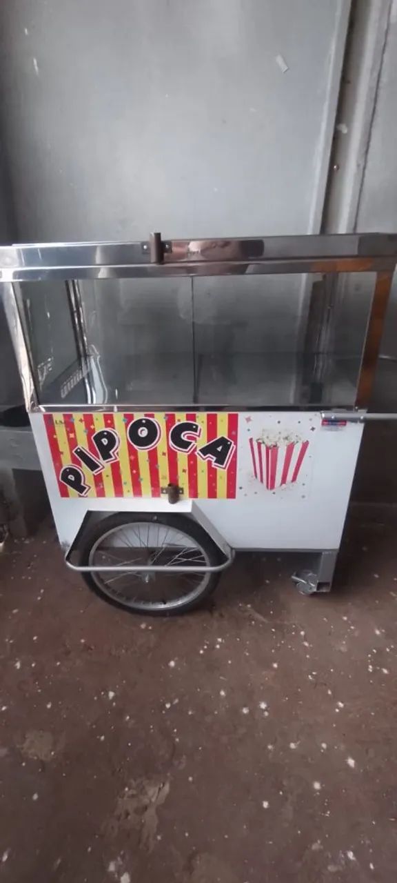 Vendo carrinho de pipoca 