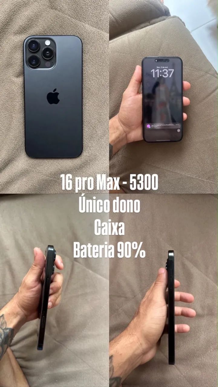 16 PRO MAX TITANIUM ÚNICO DONO 