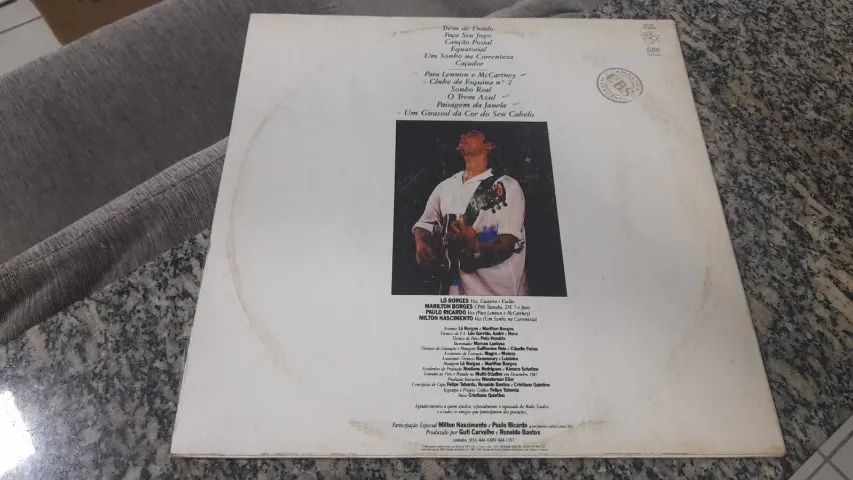 LP Lô Borges -Solo  Ao Vivo - 1986 - Foto 2