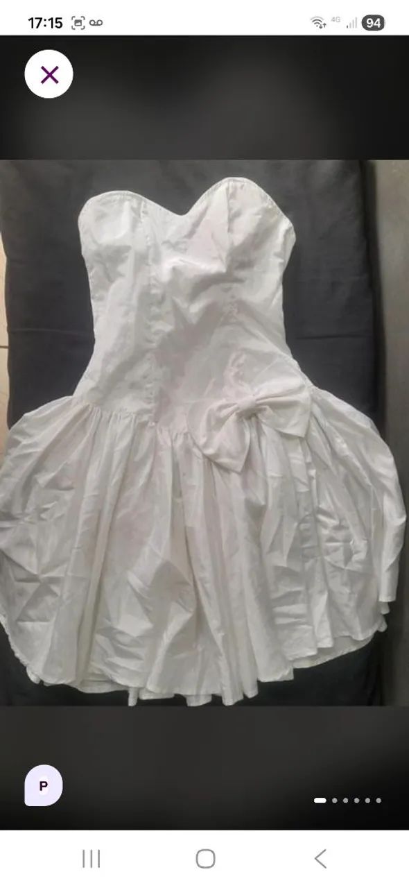 Vestido festas/ noiva/ héveillon...branco