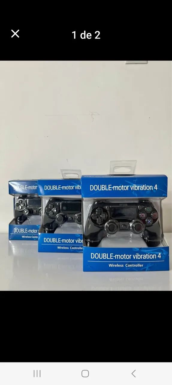 Controle Sem Fio Bluetooth para PS4, PC e Smart TV ) - Foto 2