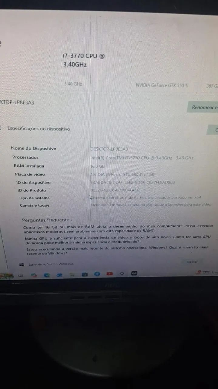 VENDO OU TROCO PC GAMER - Foto 3