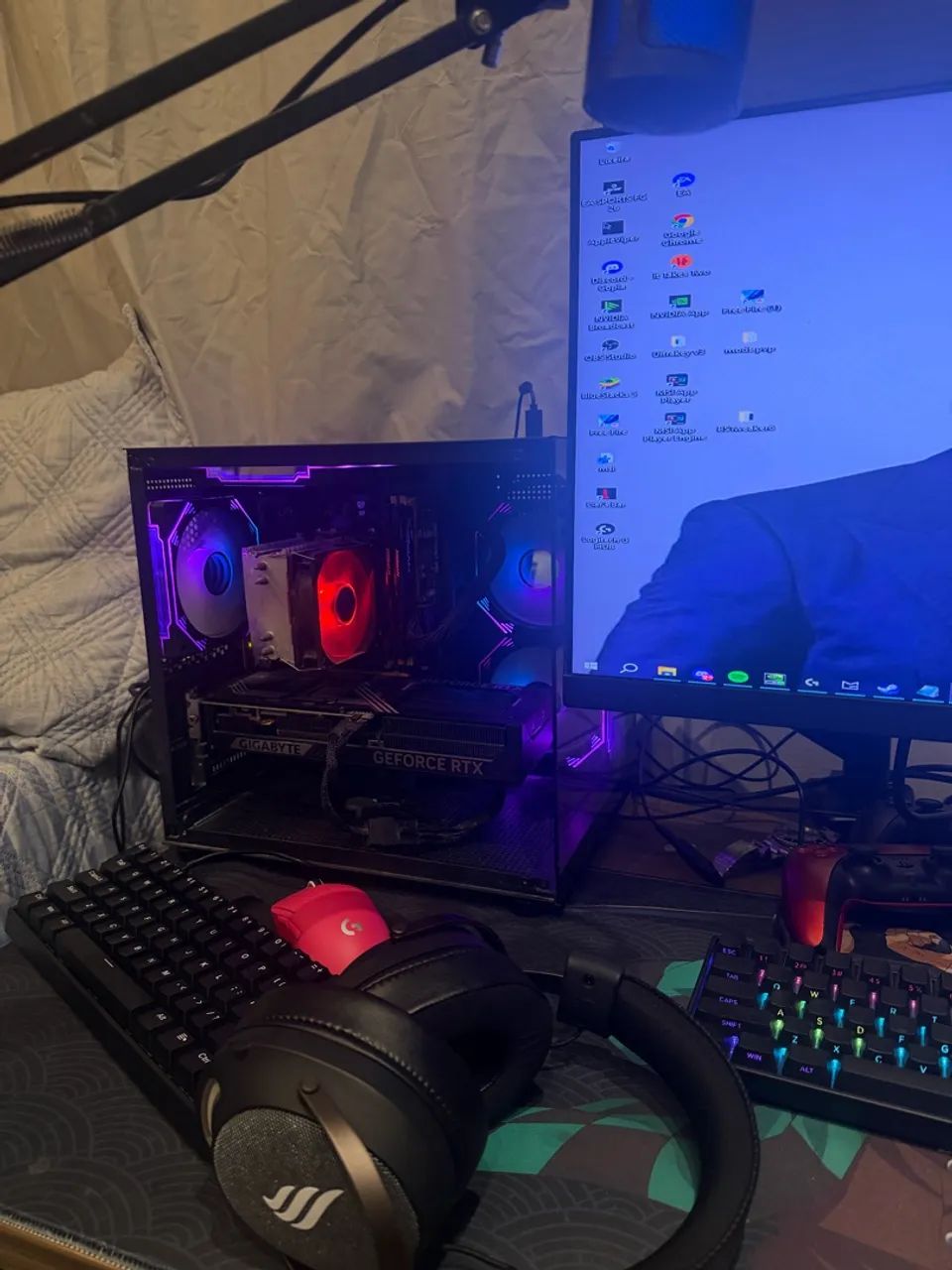 Kit Processador ryzen 7 memória 32 GB