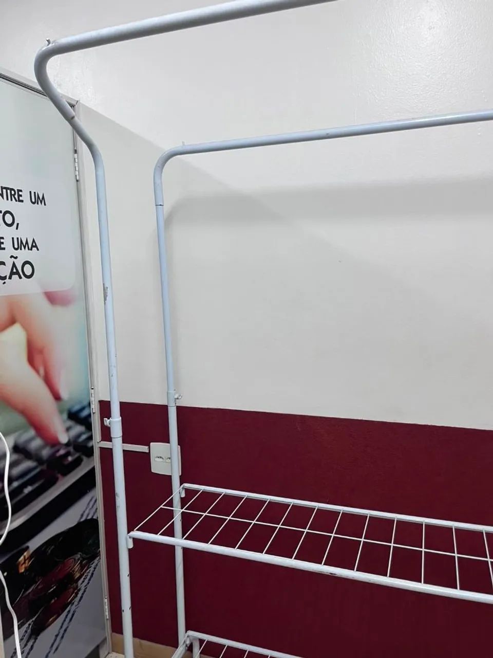 Arara branca com várias partes para expor as peças  - Foto 4
