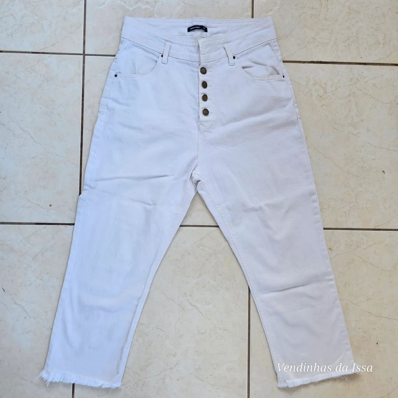 Calça Jeans Feminina Branca Marfinno Renner - Foto 3
