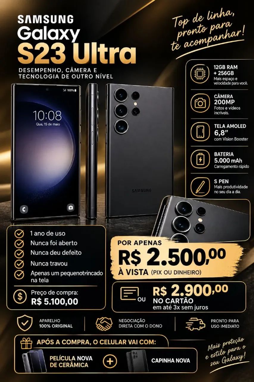 Celular Samsung S23 ultra (usado)