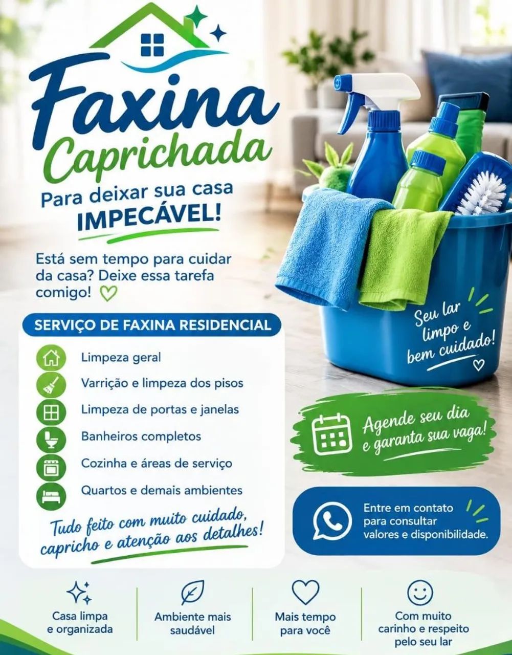Faço faxina 