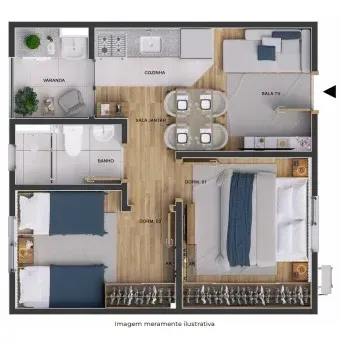 PLANTA 41m²